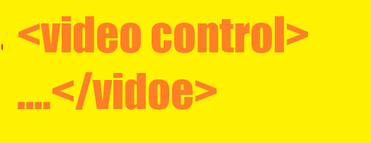 Video control tag html