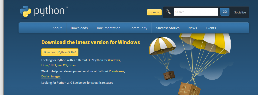 Python windows installation