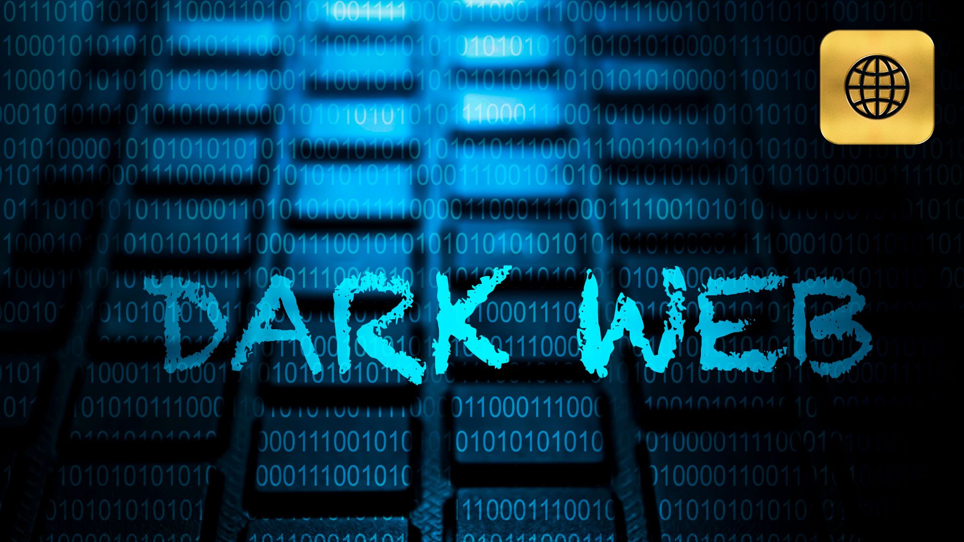 Dark Web illustration - Tor browser and hidden services