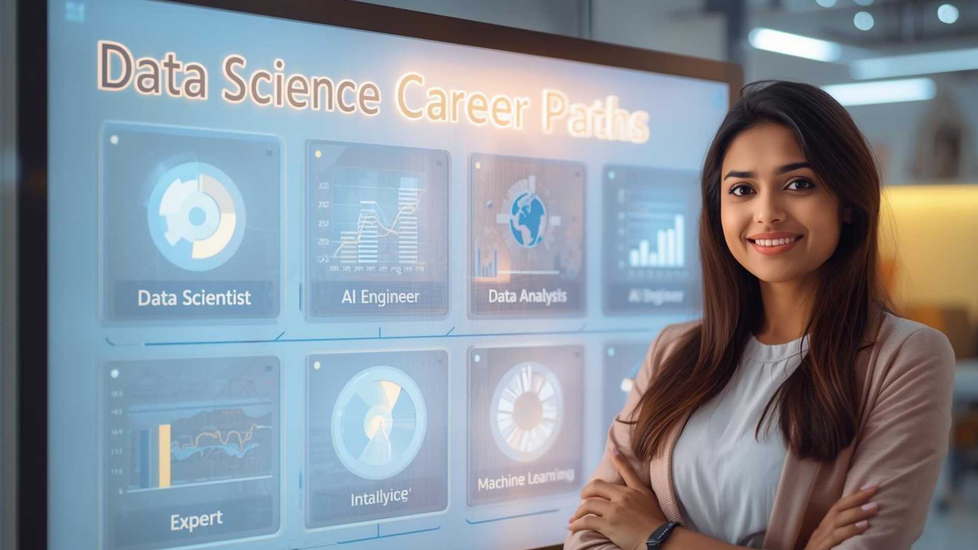 Data analytics career path diagram