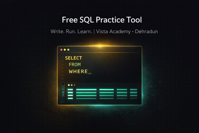 free sql tools for students vista Academyu
